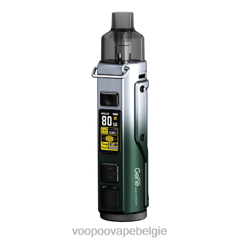 VOOPOO ARGUS PRO pod-mod-kit zwartachtig groen zilver 4N28V29 VOOPOO Kopen België
