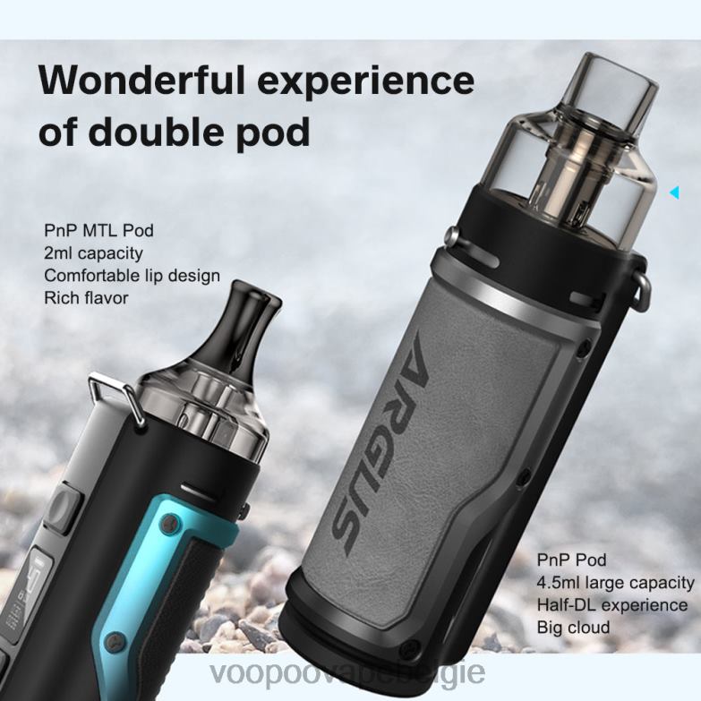 VOOPOO ARGUS pod-mod-kit petrol groen-zilver 4N28V77 VOOPOO Vape Price