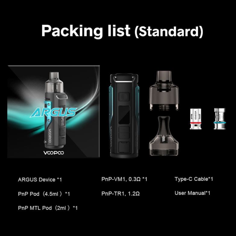 VOOPOO ARGUS pod-mod-kit petrol groen-zilver 4N28V77 VOOPOO Vape Price
