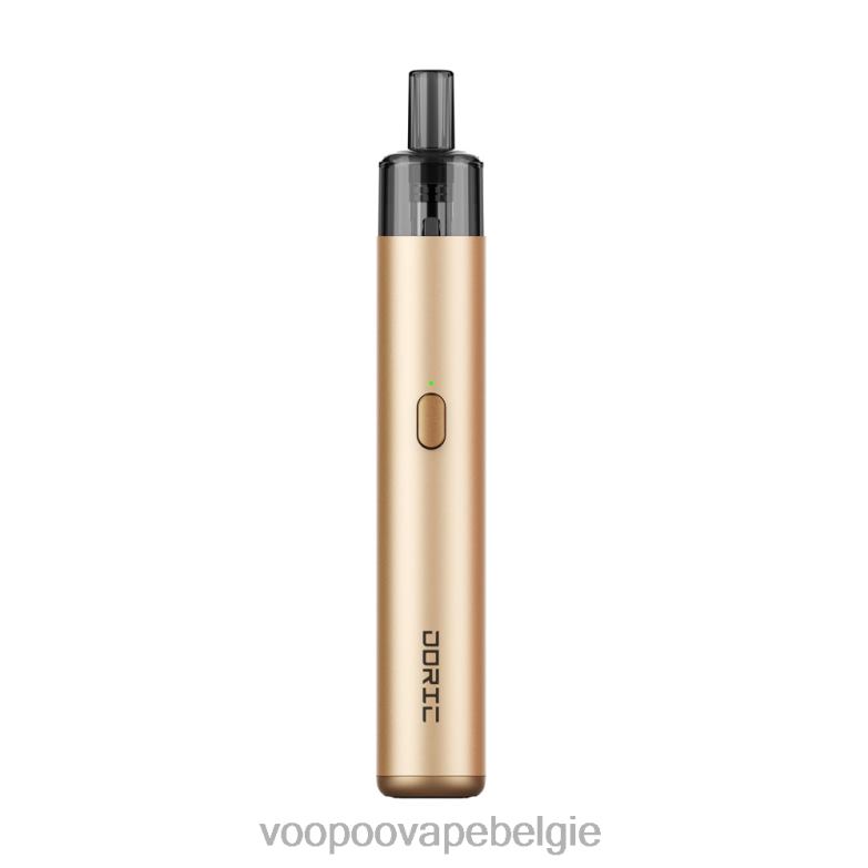 VOOPOO DORIC 20 uitrusting bleek goud 4N28V473 VOOPOO Vape Brussel
