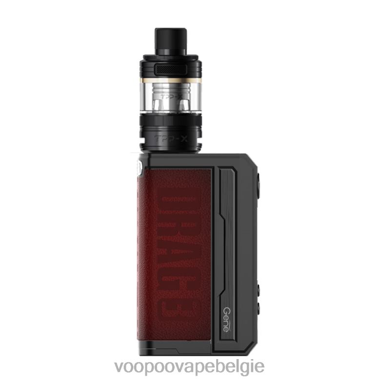VOOPOO DRAG 3 TPP X box mod-kit zwart rood 4N28V271 VOOPOO Vape België