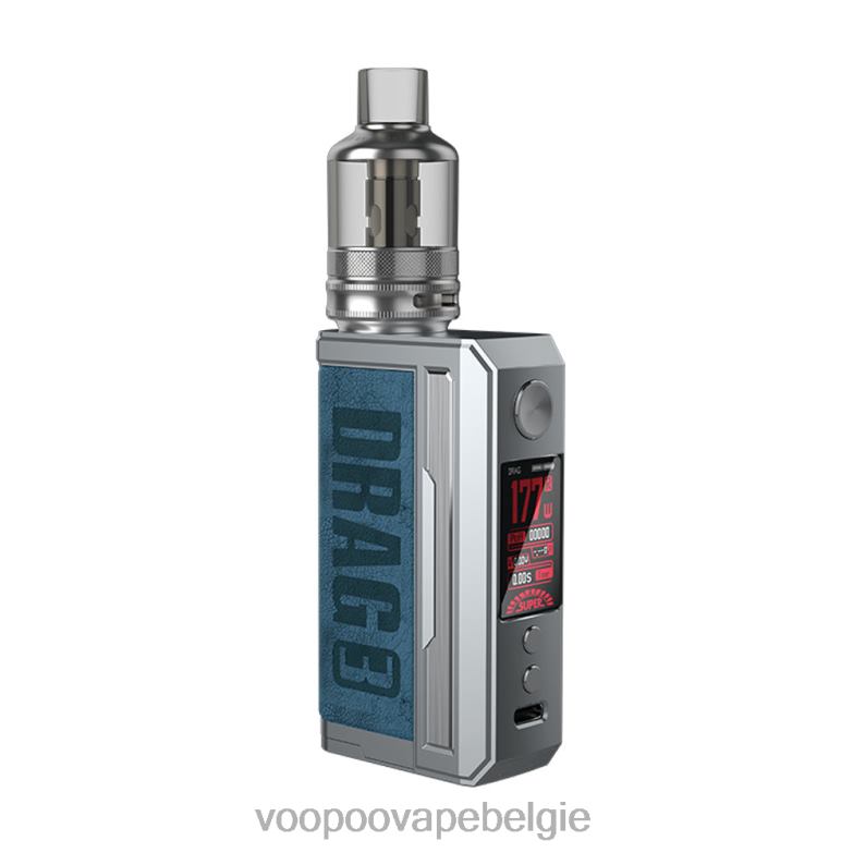 VOOPOO DRAG 3 box mod-kit Pruisisch blauw 4N28V252 VOOPOO Belgie
