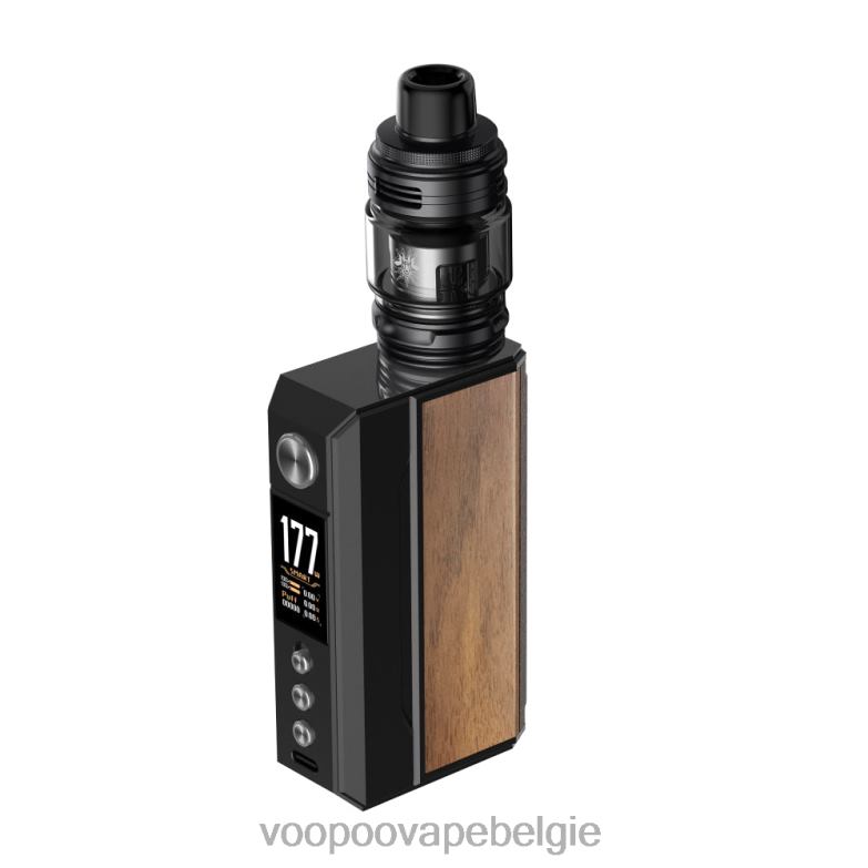 VOOPOO DRAG 4 uitrusting zwart+walnoot 4N28V162 VOOPOO Belgie