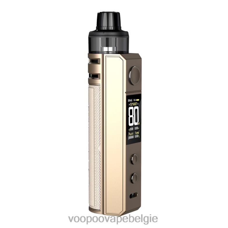 VOOPOO DRAG H80S pod-kit gouden 4N28V243 VOOPOO Vape Brussel