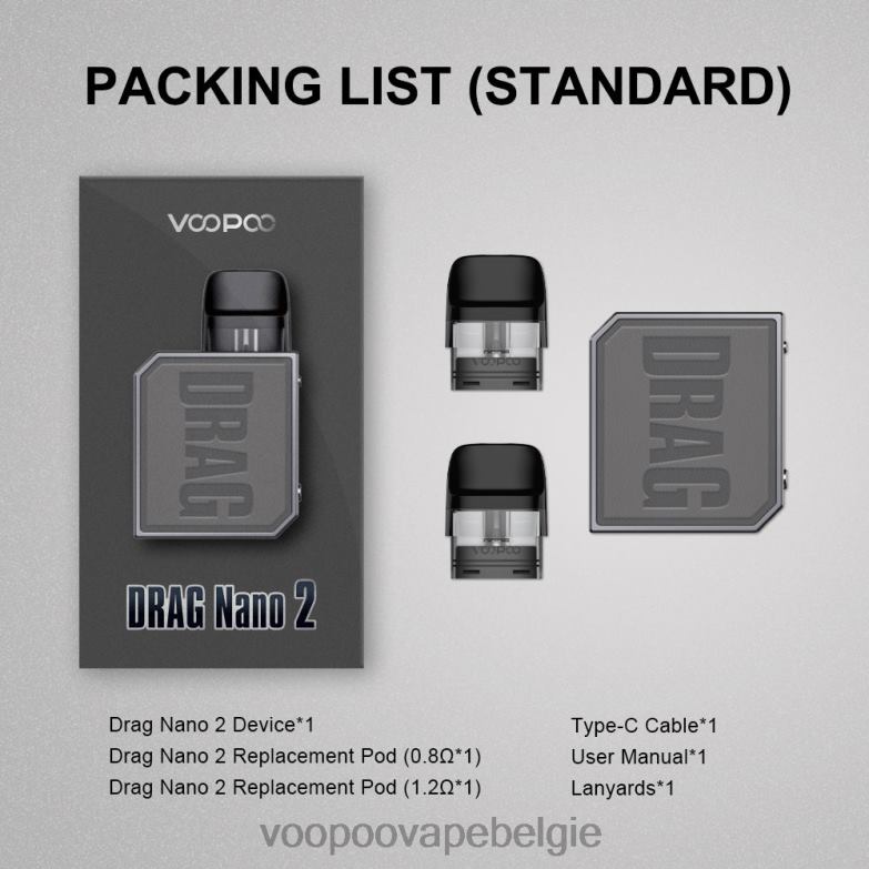 VOOPOO DRAG NANO 2 pod-kit thee groen 4N28V152 VOOPOO Belgie