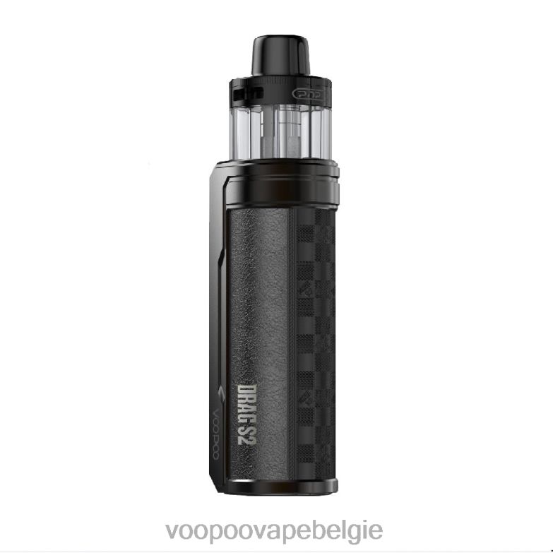 VOOPOO DRAG S2 pod-mod-kit geruit zwart 4N28V265 VOOPOO Vape Tank België