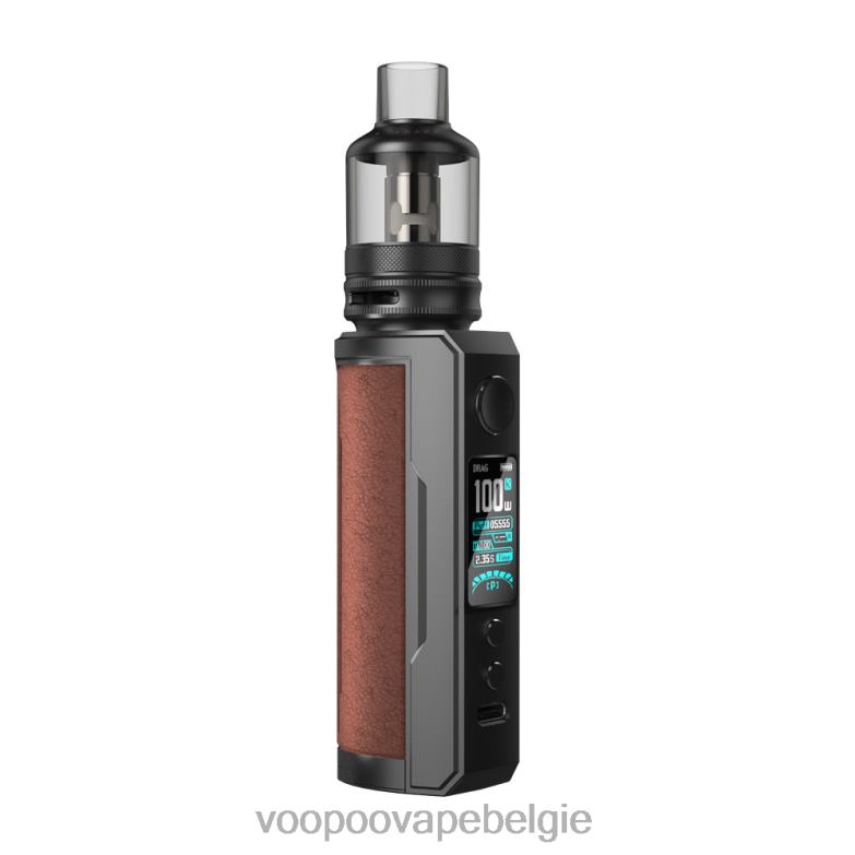 VOOPOO DRAG X PLUS uitrusting zandbruin 4N28V313 VOOPOO Vape Brussel