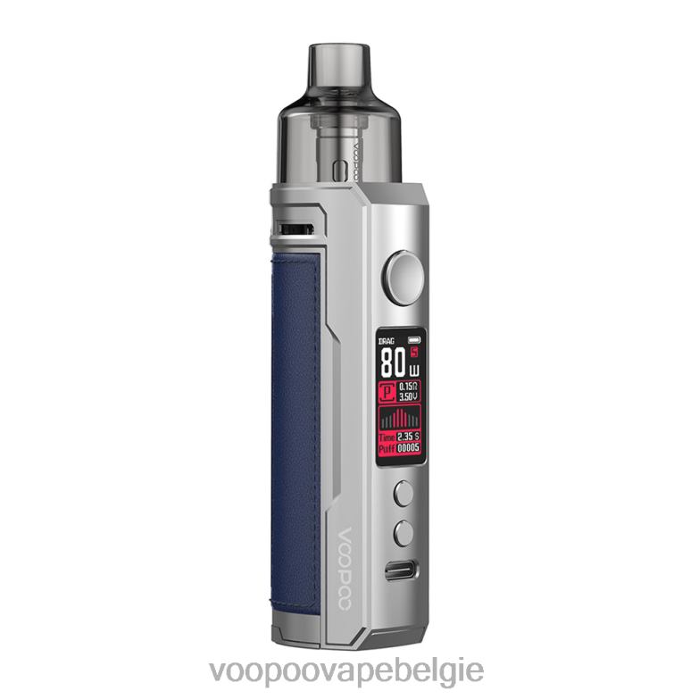 VOOPOO DRAG X pod-mod-kit zilver blauw 4N28V179 VOOPOO Kopen België