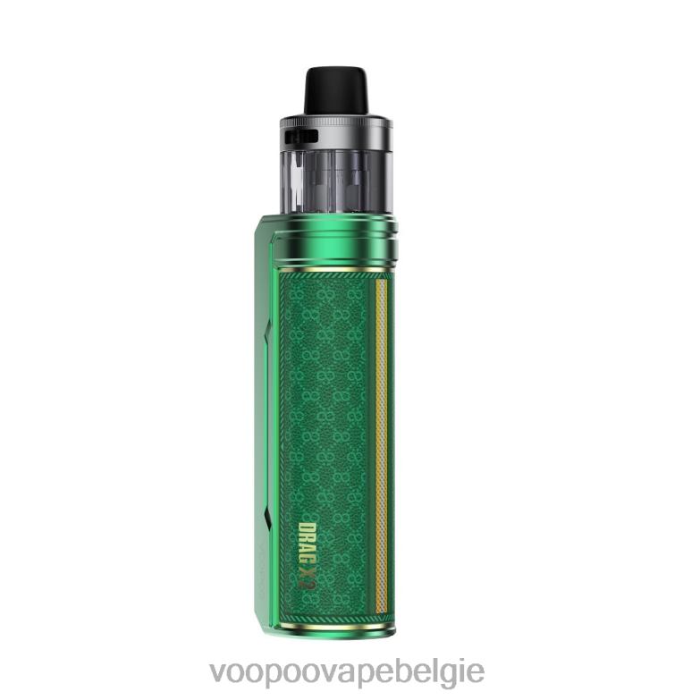 VOOPOO DRAG X2 pod-mod mosgroen 4N28V236 VOOPOO Vape Handleiding