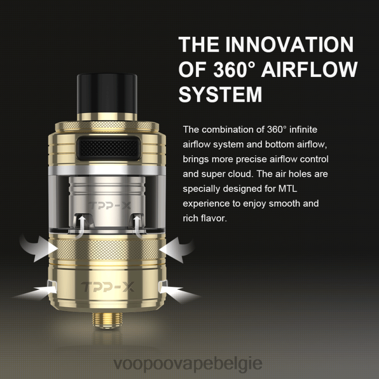 VOOPOO TPP X pod-tank regenboog 4N28V514 VOOPOO Vape Kopen