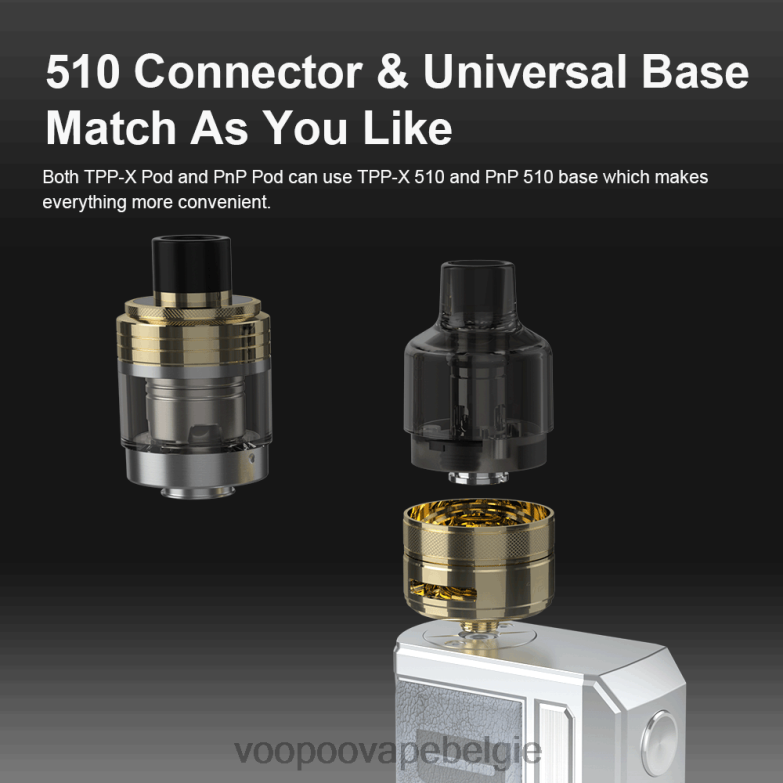 VOOPOO TPP X pod-tank regenboog 4N28V514 VOOPOO Vape Kopen