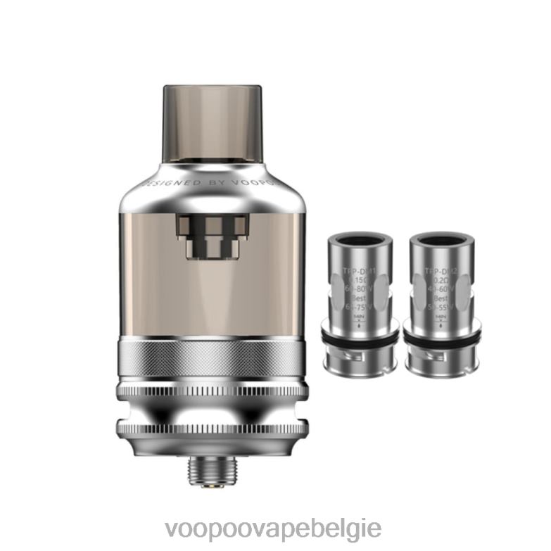 VOOPOO TPP pod-tank zilver 4N28V562 VOOPOO Belgie