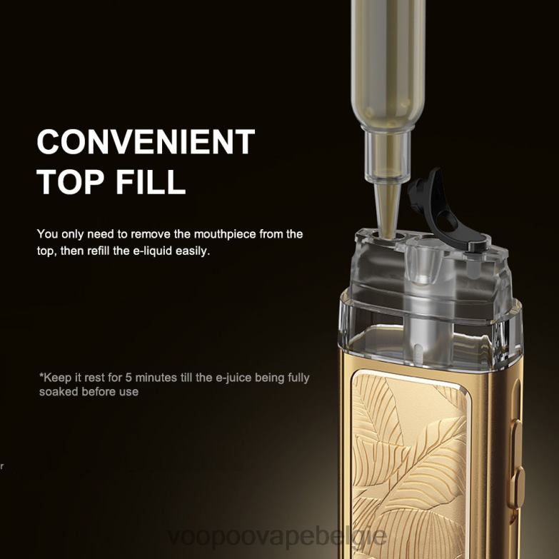 VOOPOO VINCI POD koninklijke editie gouden blad 4N28V343 VOOPOO Vape Brussel