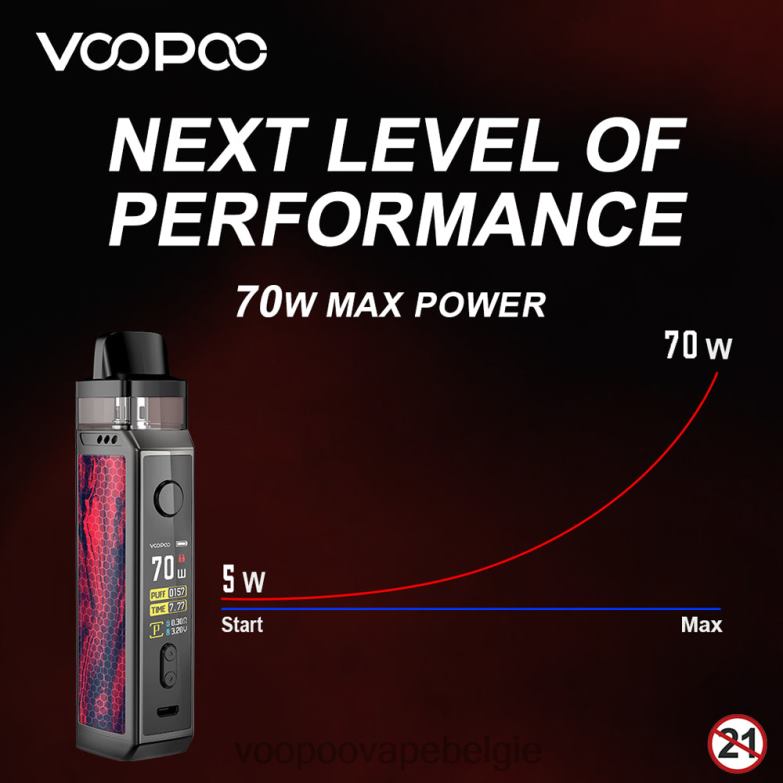 VOOPOO VINCI X modpod-kit koolstofvezel 4N28V346 VOOPOO Vape Handleiding