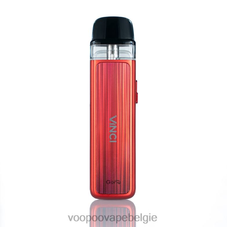VOOPOO VINCI pod-kit noorderlicht rood 4N28V383 VOOPOO Vape Brussel